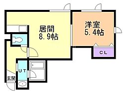 間取図画像 1LDK