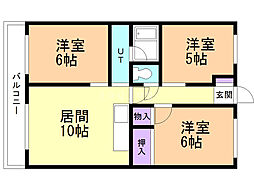 間取図画像 3LDK