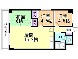 間取図画像 3LDK