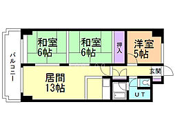 間取図画像 3LDK