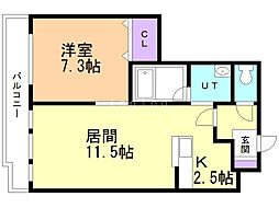 間取図画像 1LDK