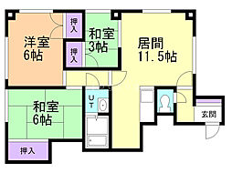 間取図画像 3LDK
