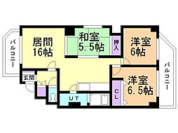 間取図画像 3LDK