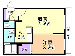 間取図画像 1LDK