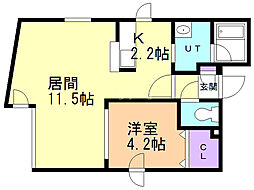 間取図画像 1LDK