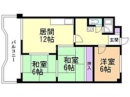 間取図画像 3LDK