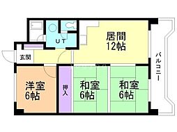 間取図画像 3LDK