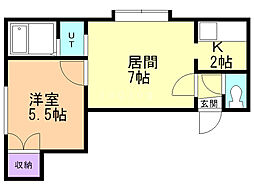 間取図画像 1LDK
