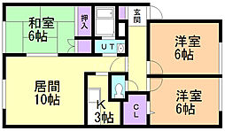 ソフィール・西宮の沢 3LDKの間取図画像
