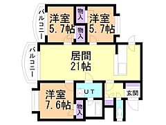 物件の間取り