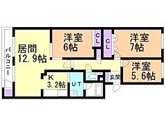 物件の間取り
