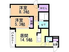 物件の間取り