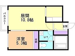 Ms'911 1LDKの間取図画像
