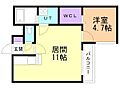 プリヴィエール西町2階6.6万円