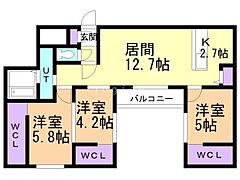 物件の間取り
