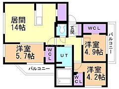 物件の間取り