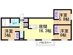 物件の間取り