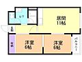 サン山の手2階6.5万円