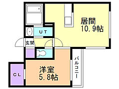 物件の間取り