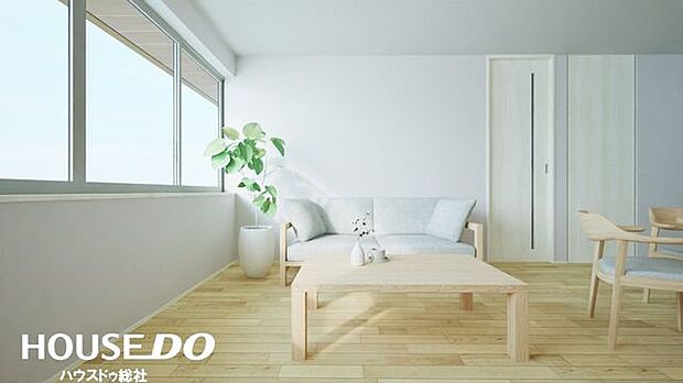 外からの視線を気にせず、大きな窓から取り込む陽ざしがご家族団らんを演出できるのも2階がLDKならでは♪