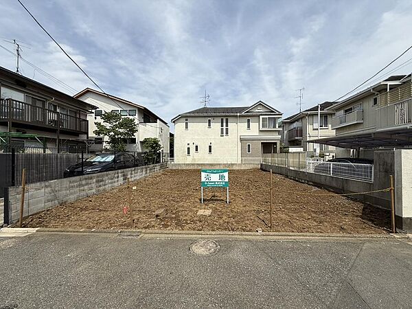 解放感のある敷地です。