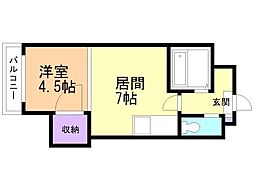 間取図画像 1LDK