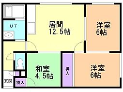 間取図画像 3LDK