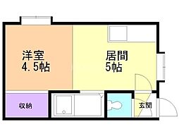 ホワイトパレスキタダ2 2階
