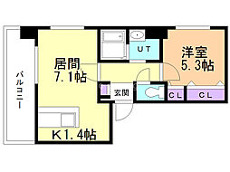 サンコート本通　ガーデンヒルズ 6階