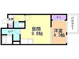 間取図画像 1LDK