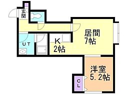 間取図画像 1LDK