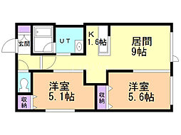 リンクス美園 4階/405