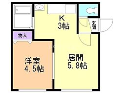 間取図画像 1LDK