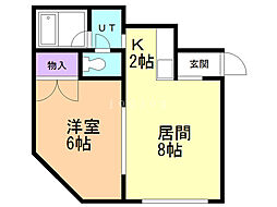 グレイス白石 2階