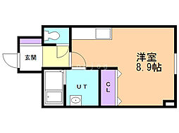 今井ビル ワンルームの間取図画像
