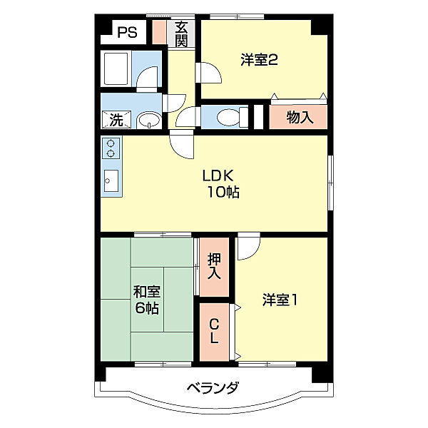 同じ建物の物件間取り写真 - ID:230028842587