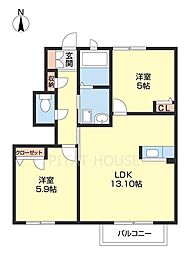 フローラル・アイII 1階