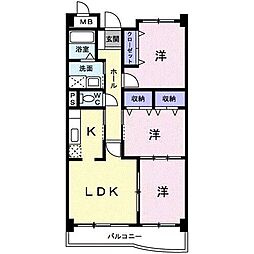 グラース　アンジュI 2階