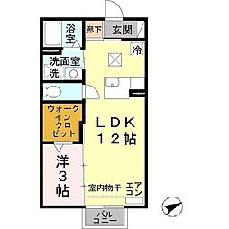 間取図画像 1LDK