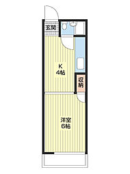 ナイアハイツ 1Kの間取図画像