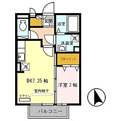 物件の間取り