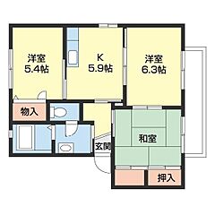 物件の間取り