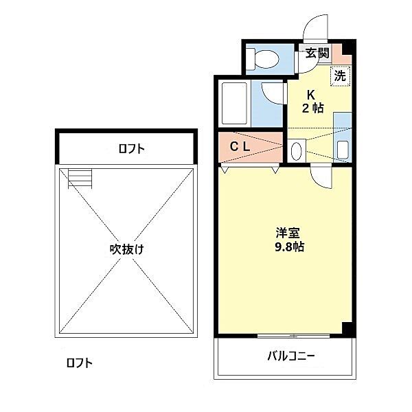 モスビル 305｜和歌山県海南市日方(賃貸マンション1K・3階・27.70㎡)の写真 その2