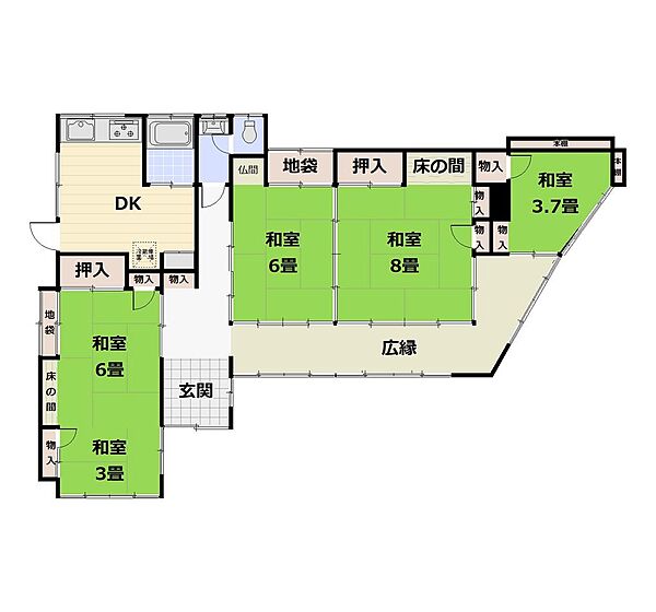 detached 福島県郡山市咲田２丁目16-1
地図を見る