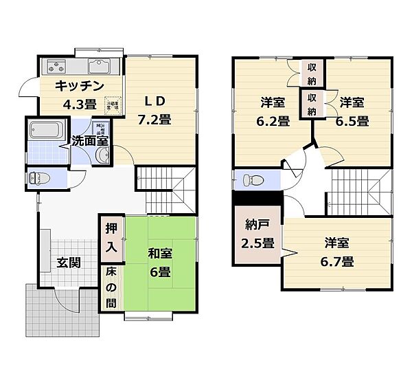 detached 福島県郡山市大槻町字下篠林14-19
地図を見る