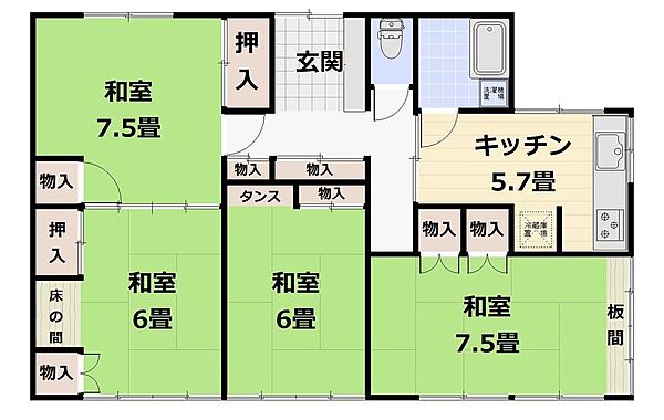 間取り：307000076093