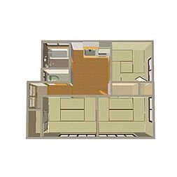 清水アパート 3DKの間取り