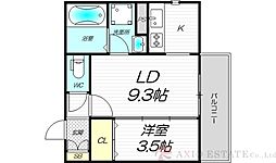 間取図画像 1LDK