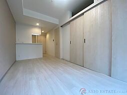 プレサンスNEO上新庄PRIMECRUIS 10階1LDKのリビング/ダイニング