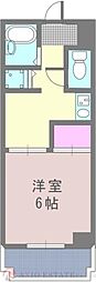サンクリエイト江坂 1DKの間取図画像